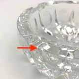 Vintage Saint Louis crystal ashtray, Ambassador model