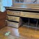 Victorian writing desk from the 19th century in mahogany.