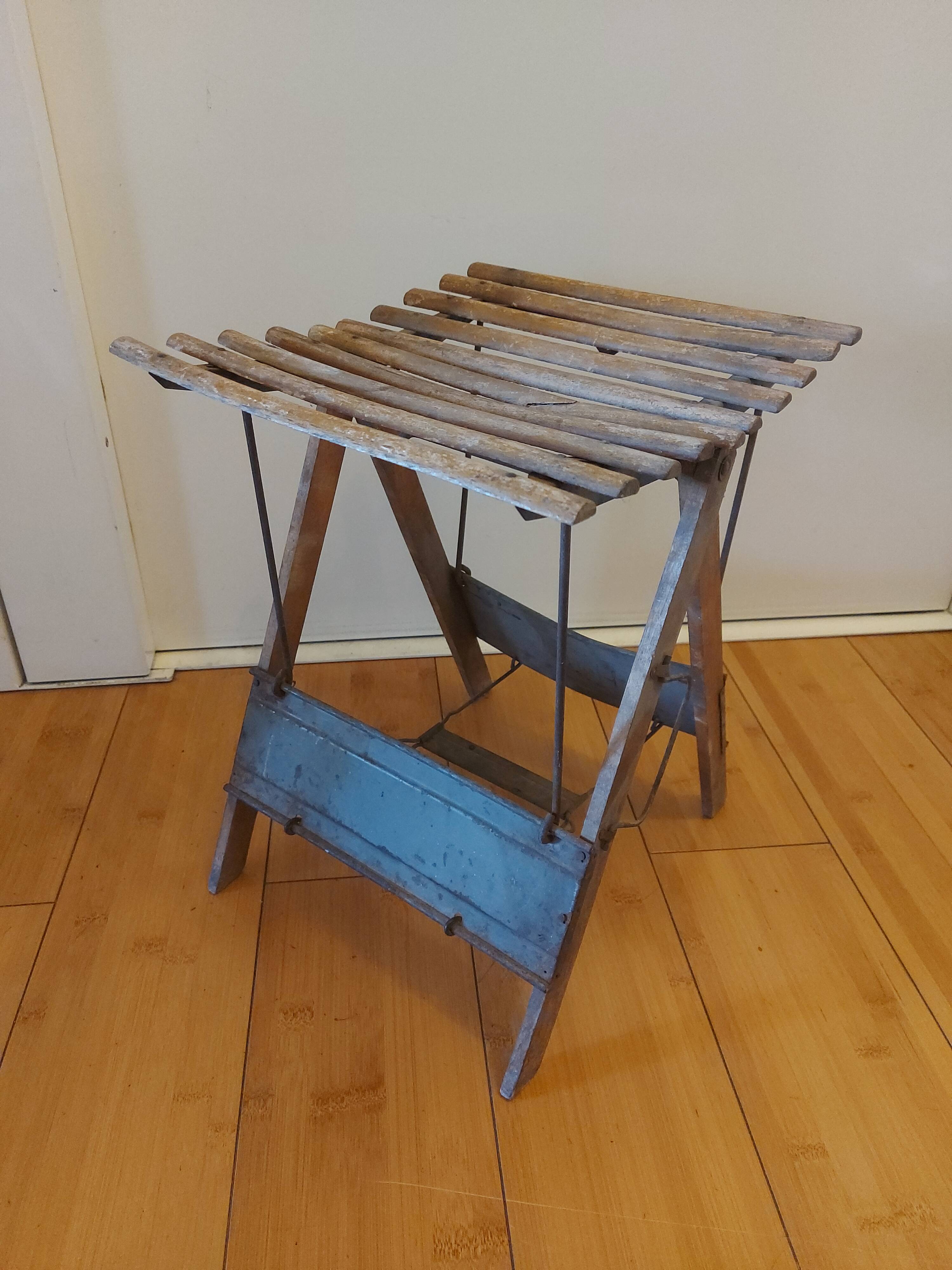 Chaise pliante vintage, hercule