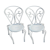 Iron garden chairs