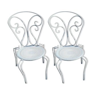 Iron garden chairs