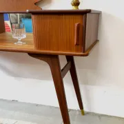 Unique teak dressing table, Scandinavia, 1960s/70s, vintage, mid-c