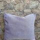 Handmade Moroccan silk cushion cover, cactus pattern