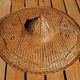 XXL Asian hat in woven caning