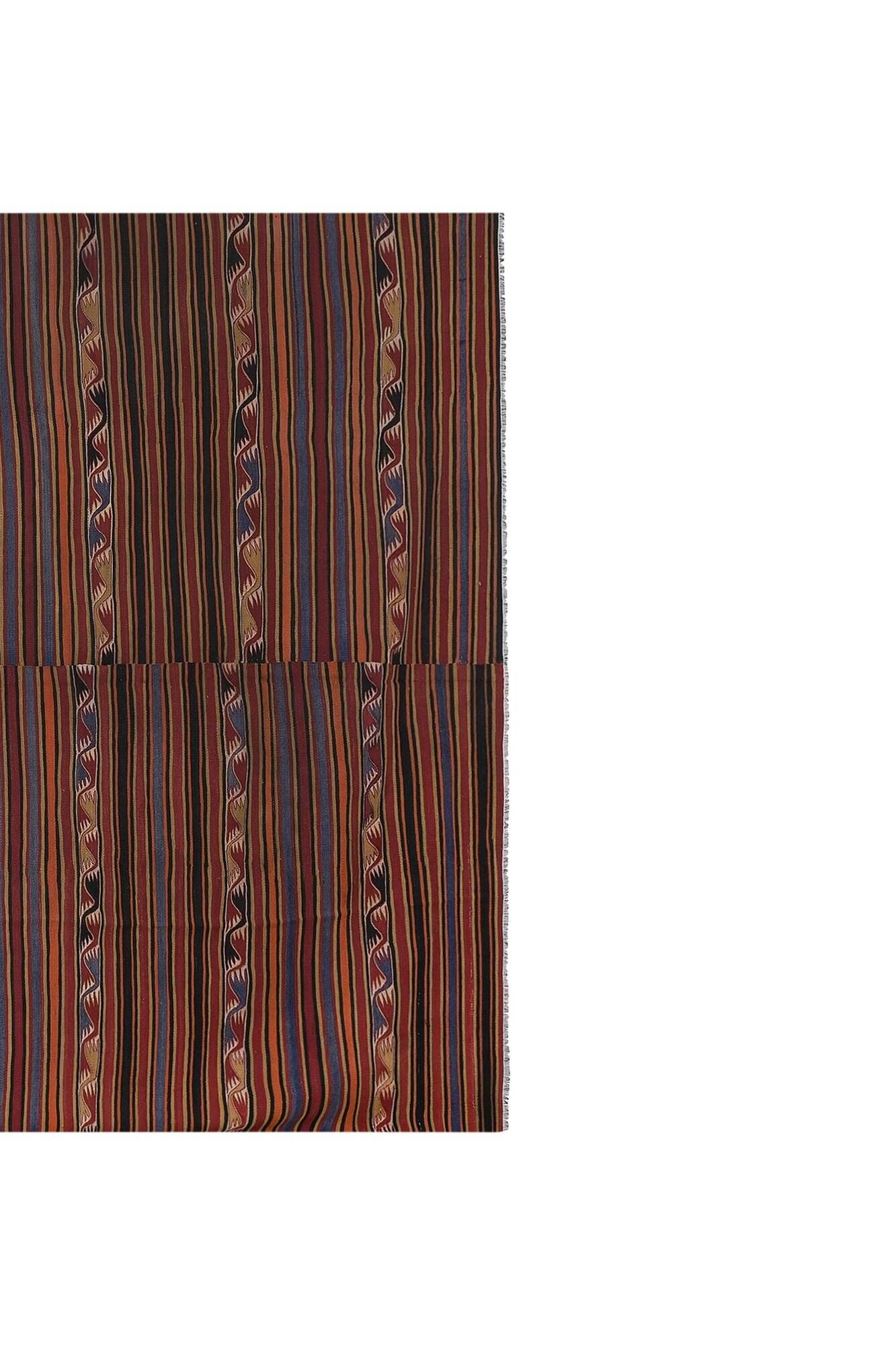Vintage Turkish kilim handwoven 275x380 cm