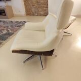 Fauteuil relax lounge et ottoman