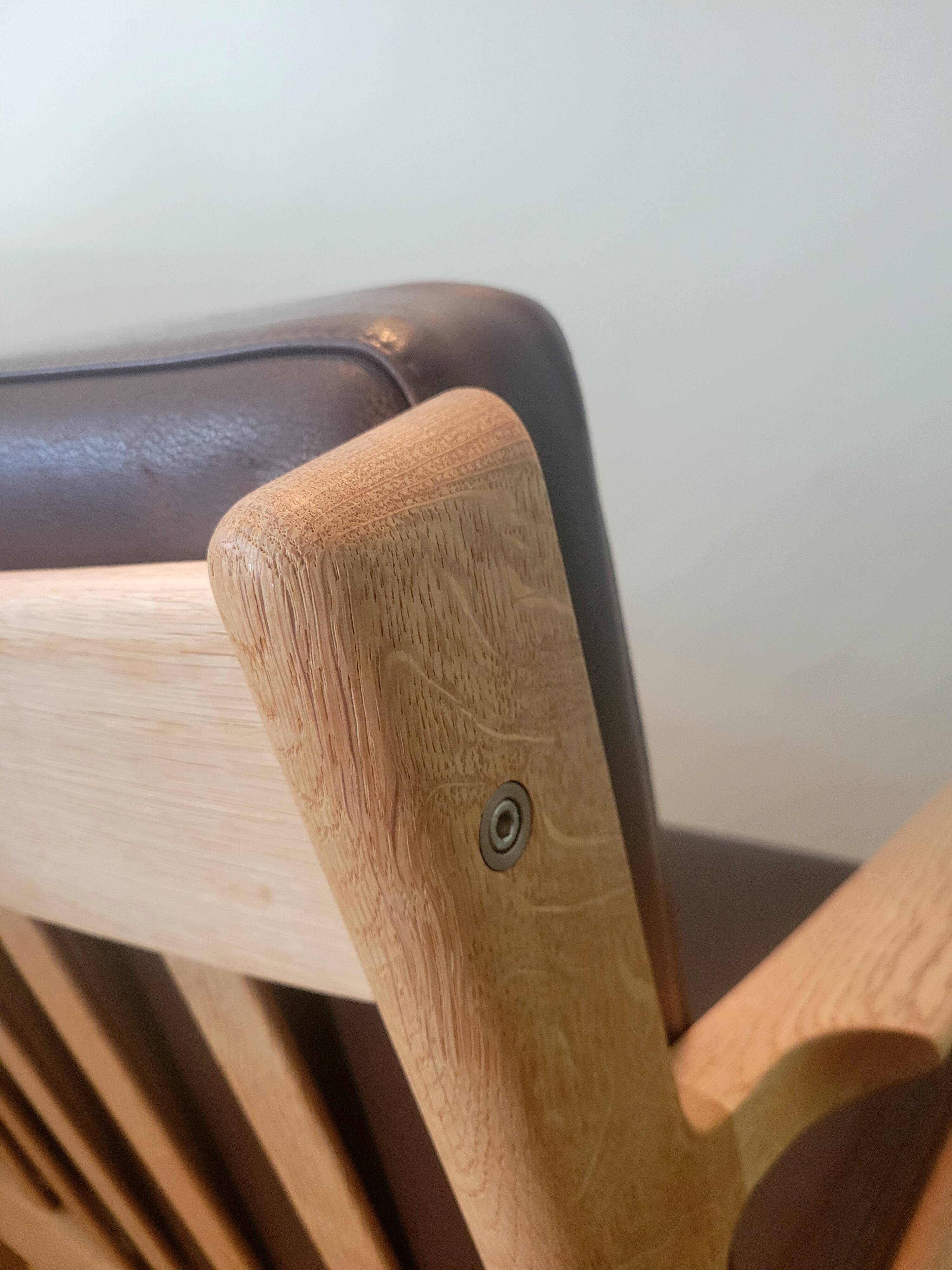 Vintage GE 256 armchair by Hans J. Wegner for Getama