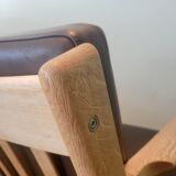 Vintage GE 256 armchair by Hans J. Wegner for Getama