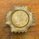 Antique Green Ceramic Ashtray Pocket Empty Vintage