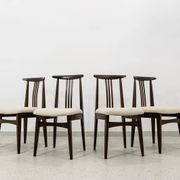 Vintage Dining Chairs Designed By M. Zieliński, 1960's, Set Of 4