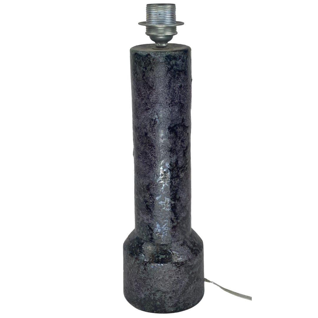 Dutch ceramic fat lave table lamp by Pieter Groeneveld, 1960s