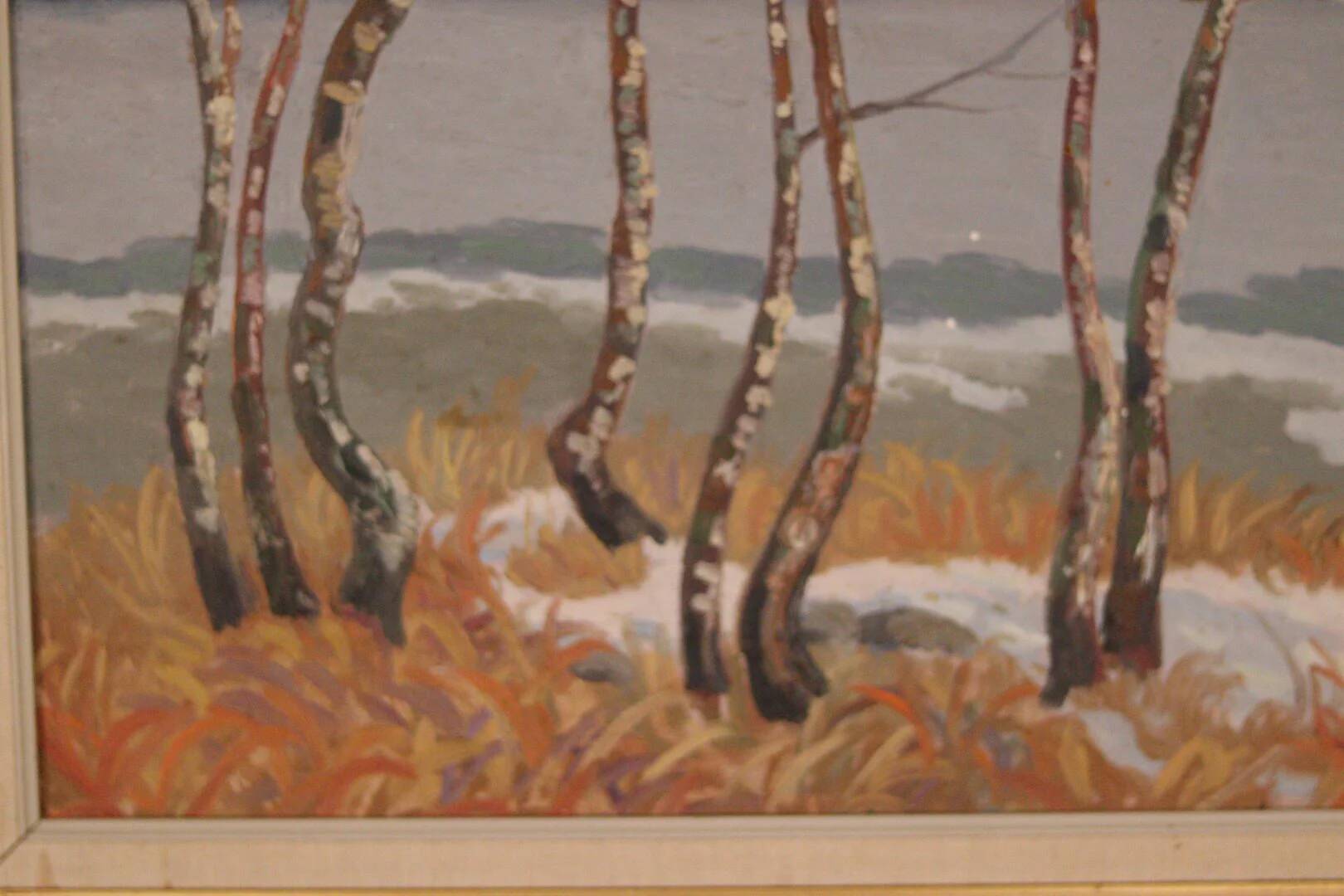 « Bouleaux au bord du lac » par Ragnar Lindström