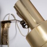 Pair of adjustable wall lamps designed by Per Sundstedt for Kosta Lampan