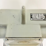 Black Enamel Vintage Industrial Pendant Lamp, 1960s