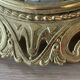 Vintage brass and chiseled glass ceiling light
