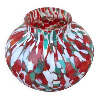 Splattered Glass Vase
