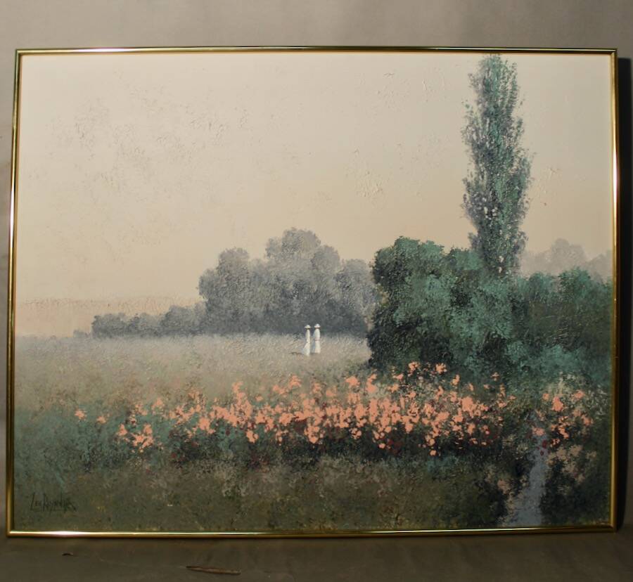 Large Oil On Canvas By Lee Reynolds (1936-2017)