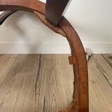 Mahogany gondola chair – Empire style