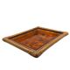 Hollywood regency bamboo tray, Italy 1970s