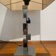 Vintage space age modernist chrome lamp circa 1970
