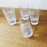 Set of 4 Baccarat glasses