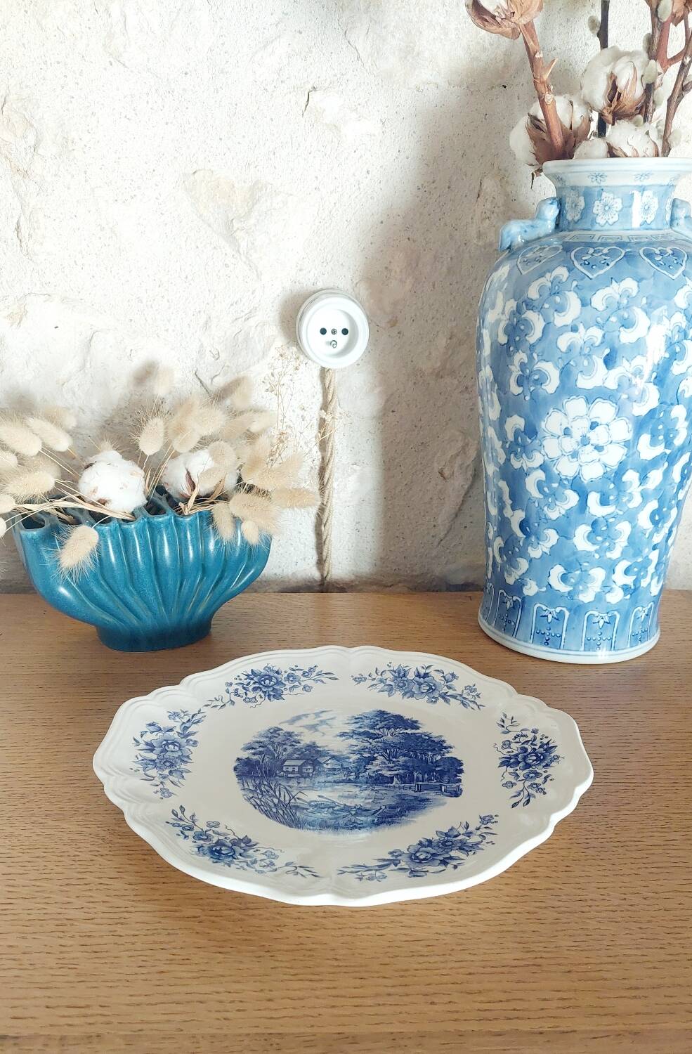 Sarreguemines Romantic model pie dish