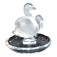 Lalique ring dish bird swan in frosted crystal and signed