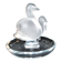 Lalique ring dish bird swan in frosted crystal and signed