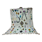 Tapis Beni Mrirt en laine naturelle