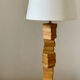 Pied de lampe en bois