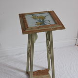 Old wooden side table