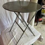 Table fer forgé pliante