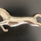 8 various animal knife holders in silver-colored metal