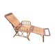 Bamboo rattan long chair