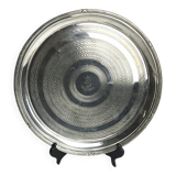 Antique silver-plated metal tray, Cunard Company, England, early 20th century