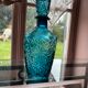 Flacon verre bleu