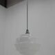 Huge Art Deco Glass Pendant, Czechoslovakia, 1940s