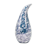 Drop vase, modernism, porcelain, Poland, 1960s