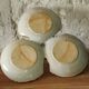 Large scallop shell dish – French earthenware – 1950s–70s – Vintage