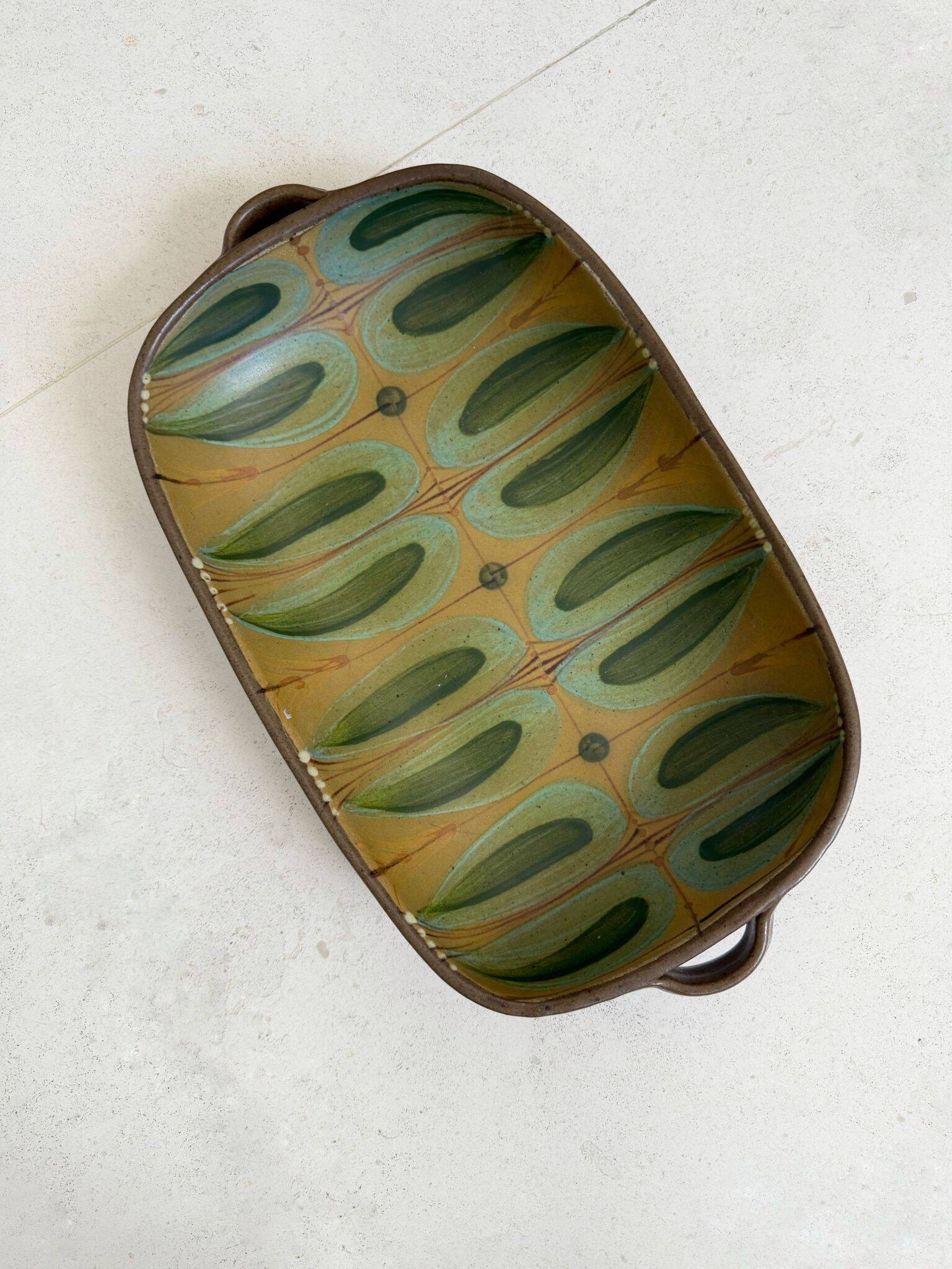 Ceramic dish by Max Thorsbro