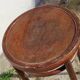 Former top stool of vintage bar Fischel in charcoal beech turned