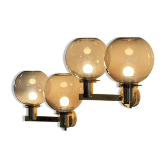 Pair of V-149/2 Two-Light Wall Sconces by Hans-Agne Jakobsson