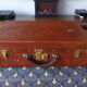 Vintage suitcase "World Map" restored 54,5x32x17,5 cm