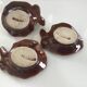 3 Vallauris cups