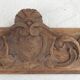 Finely carved wooden pediment