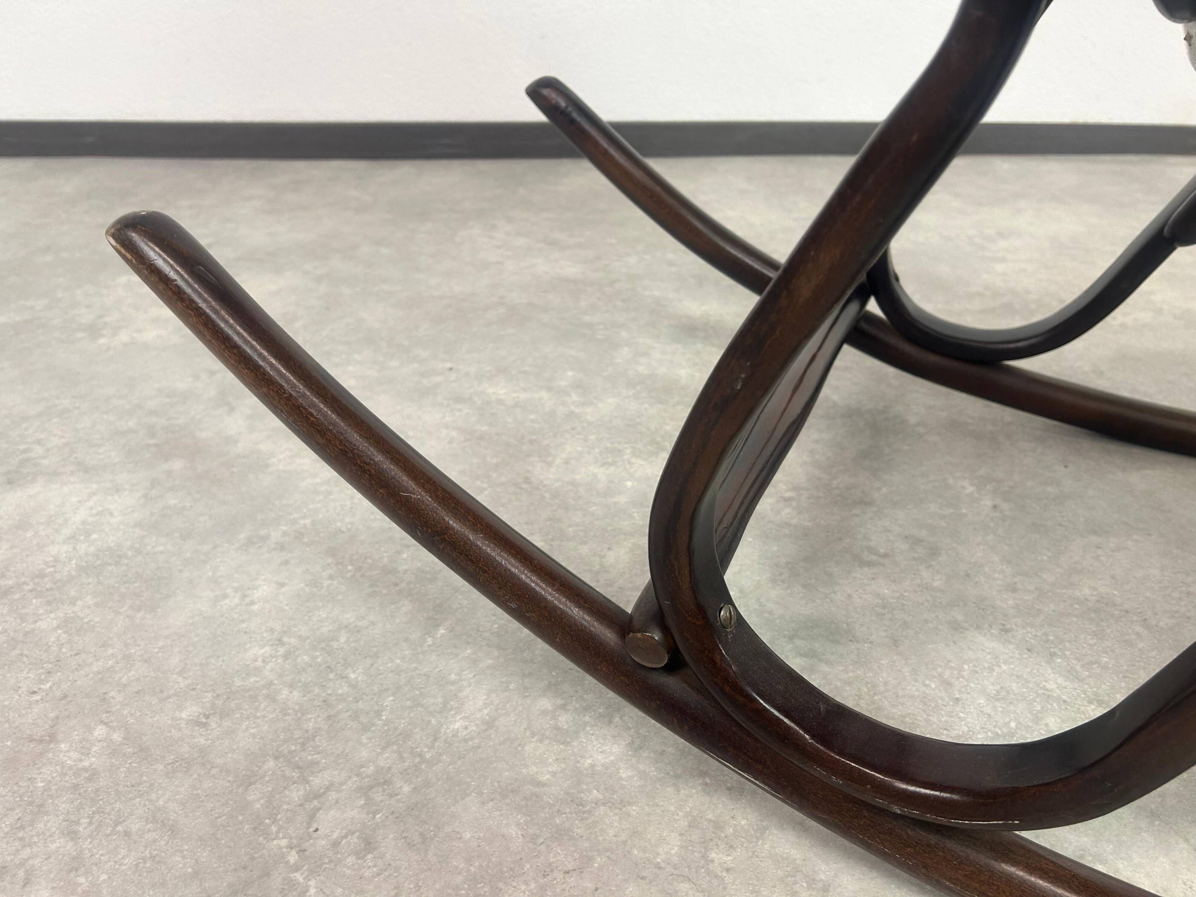 Bentwood rocking chair by Thonet