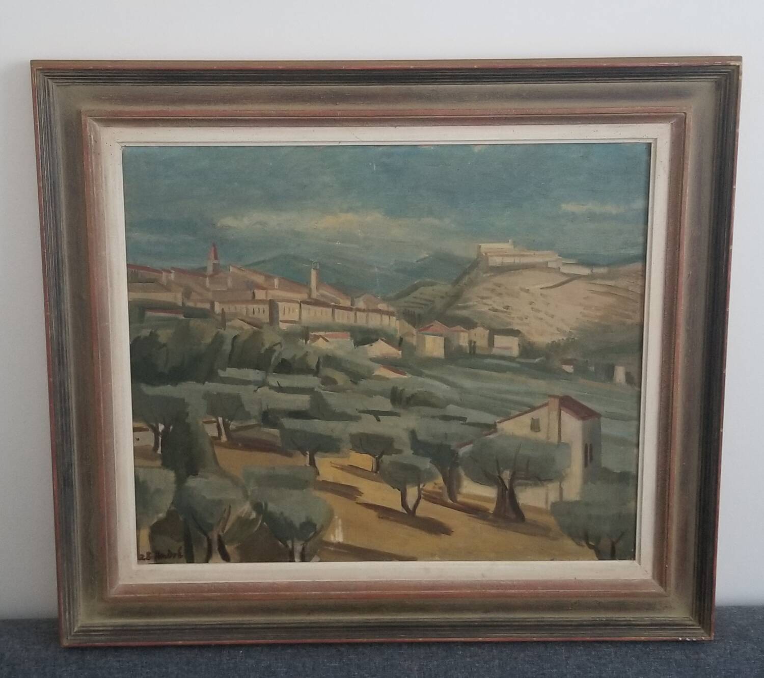 Modern school of the 20th century - oil on canvas - 54.5 x 65.5 cm