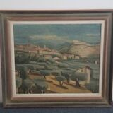 École moderne du xxe siècle - huile sur toile - 54,5 x 65,5 cm
