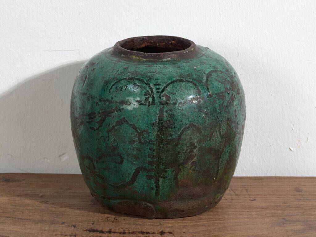 Ancient oriental vase in wabi sabi style (c.1820) #39