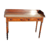 Vintage 1920s mahogany 2 drawer desk